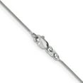 thumbnail image 3 of 14K White Gold Snake Chain Necklace 24 inch .8 mm Round with Lobster Clasp 0.8, 3 of 4