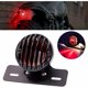 thumbnail image 5 of Luz trasera redonda negra para motocicleta - Con soporte para matrícula, 12 V, 5 of 5