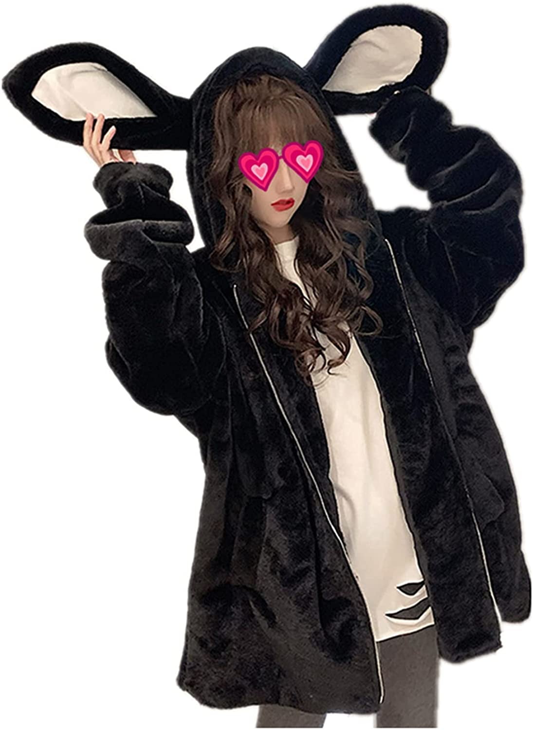 Fuzzy Rabbit Sweatshirt Sweater Jacket 