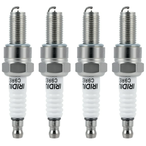 SCITOO Iridium Platinum Spark Plugs for Polaris Ranger RZR 570,Ranger 900 Xtreme Performance & Ducati 749,998 Matrix,ST3 & for Kawasaki ZRX1 & for Suzuki DR350 & for Yamaha FZ8 CR9EIX 4 pcs
