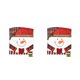 thumbnail image 1 of Moyic Funda trasera para silla de tela de franela con diseño de muñeco de nieve de Papá Noel Muñeco de nieve 2piezas Moyic CBP183636, 1 of 5