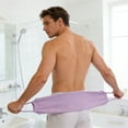 thumbnail image 6 of Exfoliating Back Scrubber with Handles - Two-Sided Body Scrubber for Shower, Deep Cleansing Skin, Massage & Invigorating Circulation for Men and Women, One Size Bath Glove Set, 6 of 8