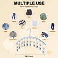 thumbnail image 4 of Organizador de leggings Volnamal Closet con 10 clips, paquete de 4, 4 of 8