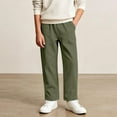 thumbnail image 5 of Tiijoy Little Boys Corduroy Sweatpants Relaxed Fit Straight Leg Casual Pants, Sizes 5-16, 5 of 7