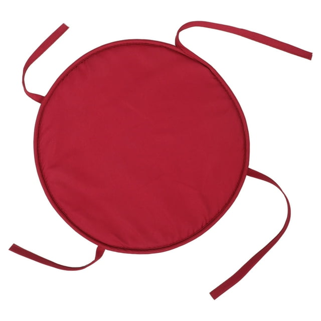 SHISUYAN Coussin de Siège 1 Pack pour Chaise Rouge Foncé Design Rond Confort Soutien Usage Familial