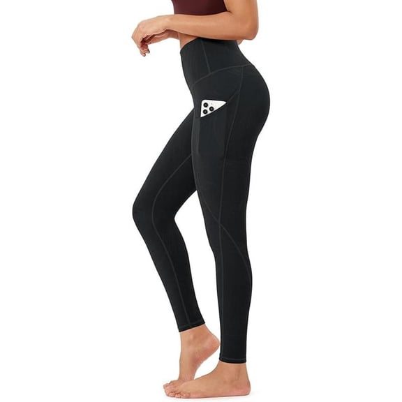 Women's High Waisted Yoga Leggings with Pockets, Tummy Control Non See Through Workout Athletic Running Yoga Pants