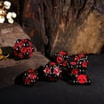 thumbnail image 2 of Cusdie 7-Die Metal DND Dice Set, Ball Tip Design Metal Polyhedral D&D Dice Set for DND Dungeons and Dragons TTRPG Role Playing Games, 2 of 5