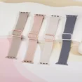 thumbnail image 4 of Recoppa Braided Stretchy Band Compatible with Apple Watch Bands for Women 40mm 38mm 41mm 42mm 44mm 45mm, Soft Adjustable Nylon Strap Solo Loop Wristband for iWatch Series 8 7 6 5 4 3 2 1 SE Ultra 2, 4 of 7