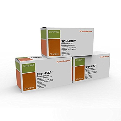 Skin-Prep Protective Wipes 420400 50 Ct, 3-Pack