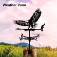 thumbnail image 4 of Girouette Métal Résistant au Vent Indicateur de Direction Rétro Toit Créatif Weathercock Accessoires de Décoration de Toit pour Jardin Extérieur Cour Patio Ferme, 4 of 6