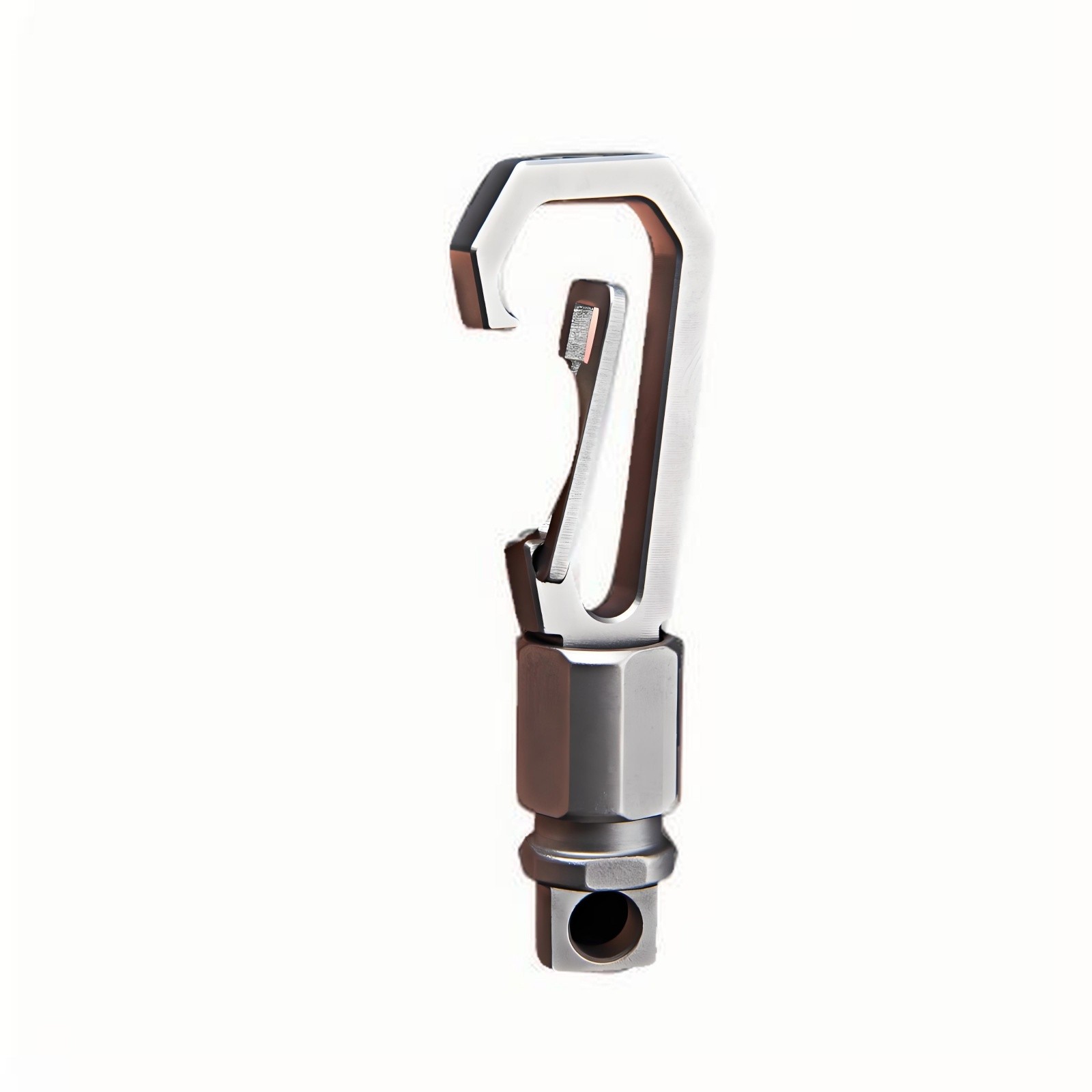 Titanium Alloy Quick Release Keychain with 360° Swivel, Lightweight EDC Clip & Key Ring Set for Car Keys, Bags and Everyday Carry