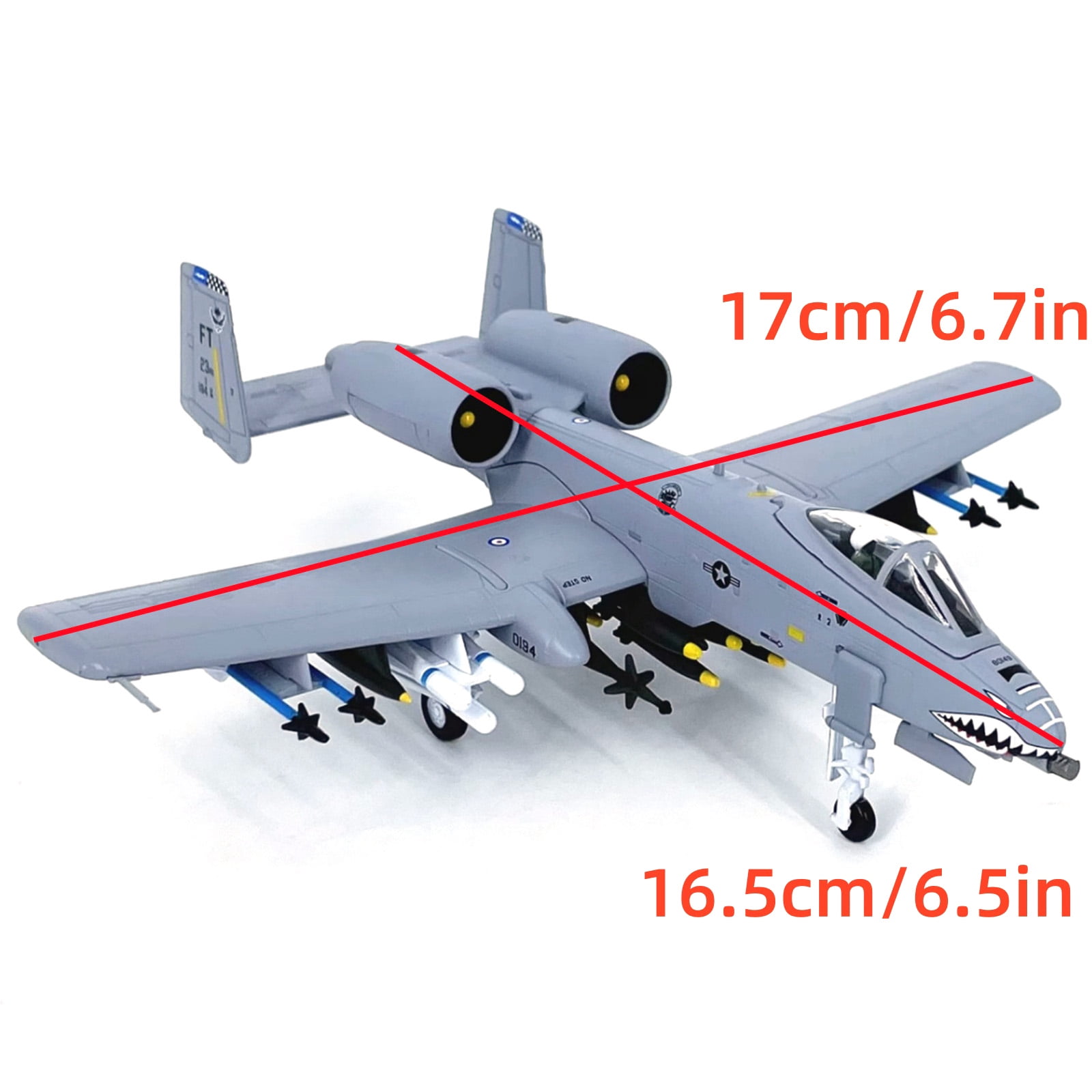 APPLAYERR Decorative US A-10A Attack Plane Model for Office Desks Unique Gift for Aviation Lovers