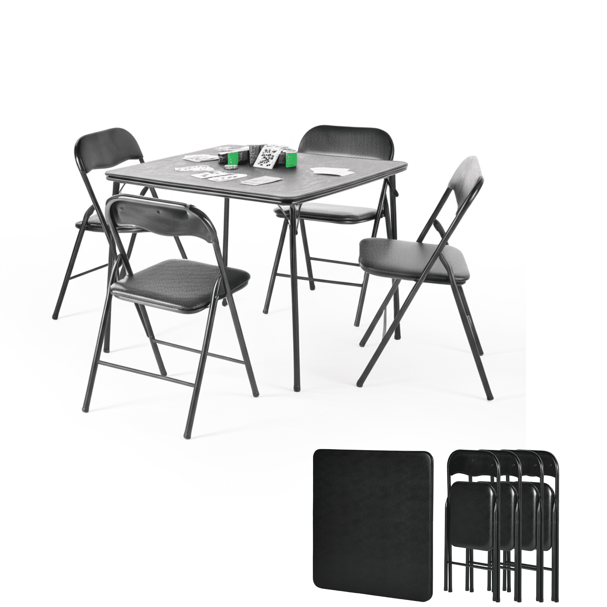 MoNiBloom 7-Piece Foldable Table & Chair Set, Portable & Durable