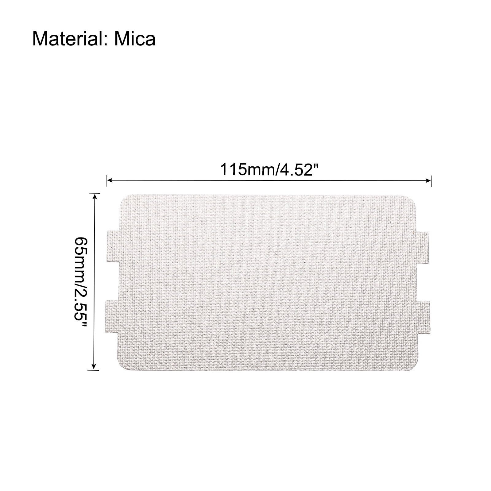 Microwave Oven Mica Waveguide Plates, 5 Pack Insulation Sheets for