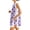 Purple, variant on UDAUDU Women's Summer 2 Piece Outfits Polka Dot Boho Trendy Sleeveless Crew Neck Pullover Top Lounge Set Casual Shorts Matching Shorts with Pocket Black 2XL