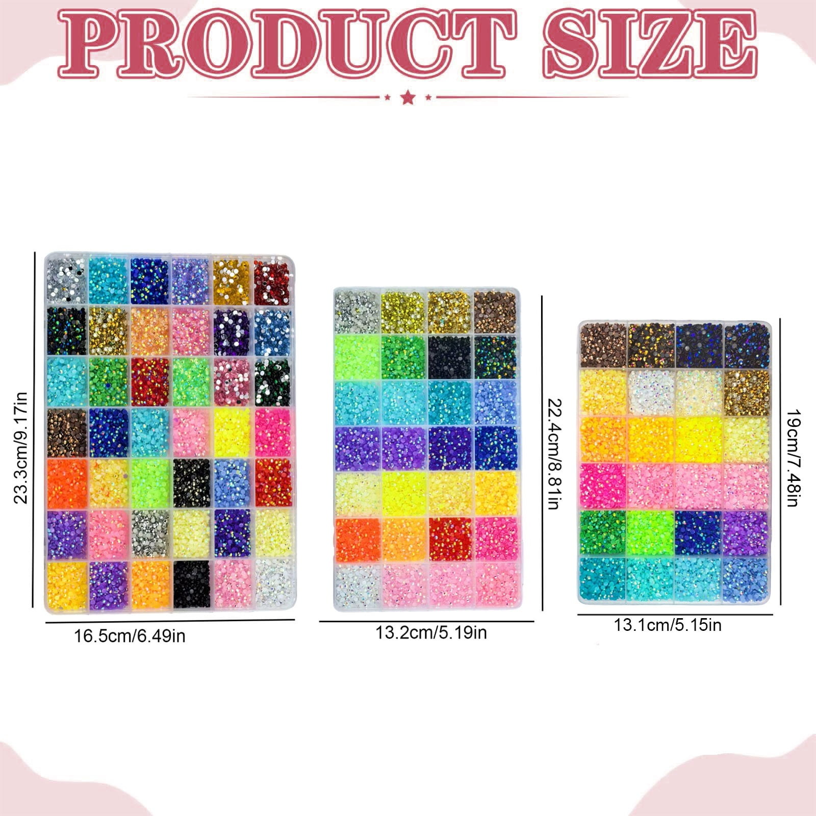 32000Pcs Resin Jelly Rhinestones for Bedazzling, Mixed-Color Flatback Gems for Diamond Art, Bedazzler Kit with 3Pcs Jewelry Glue for DIY Crafting Crafts Book Shoes Nail Art