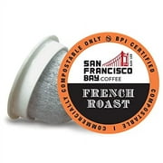San Francisco Bay Compostable Coffee Pods - French Roast (12 Ct) K Cup Compatible including Keurig 2.0, Dark Roast
