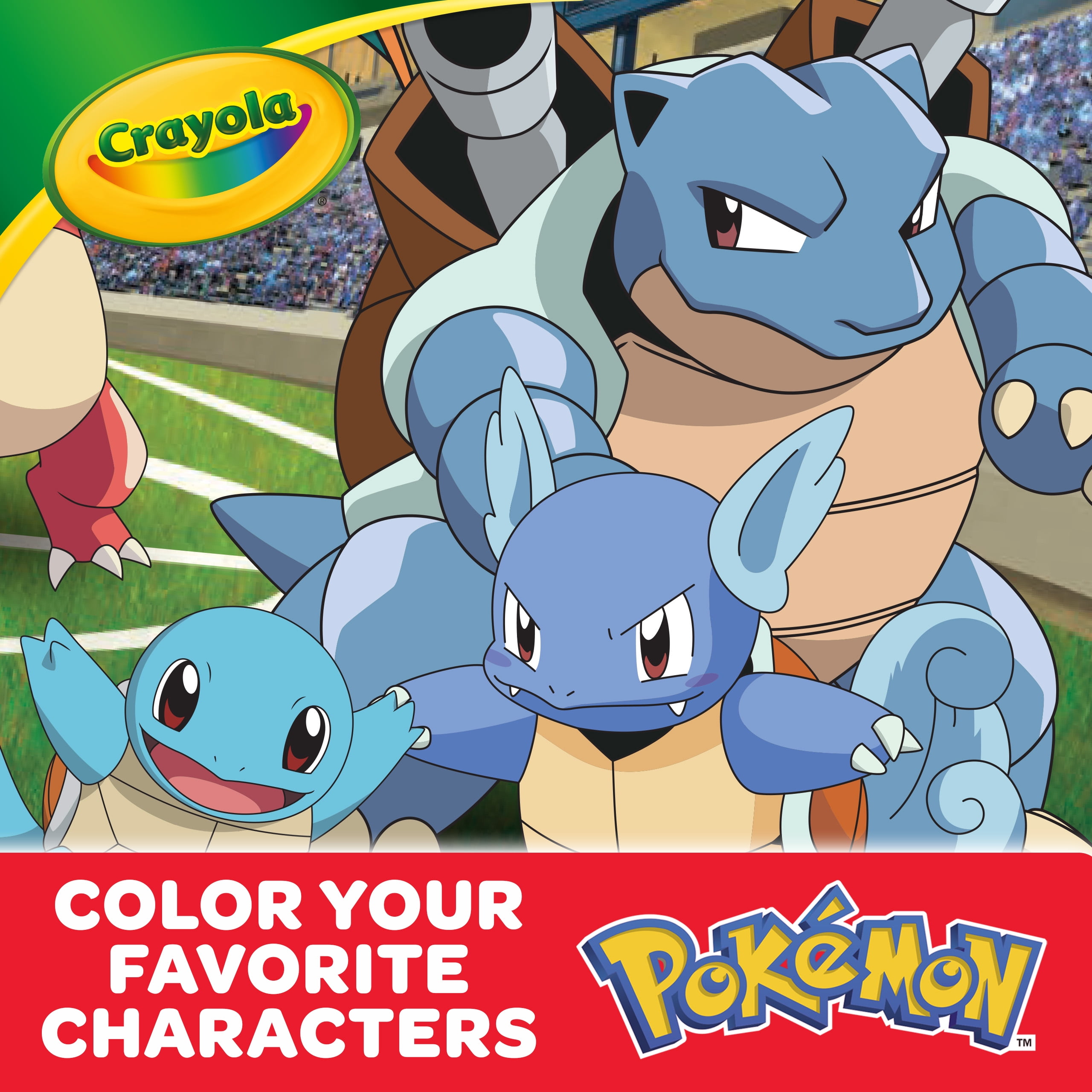 Crayola - Pokémon - Livro para colorir e autocolantes