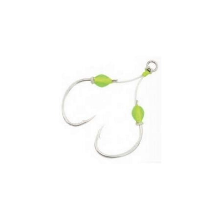 Mustad  SLOW PITCH JIGGING Assist Hook - 2 Per (Best Slow Pitch Cleats)