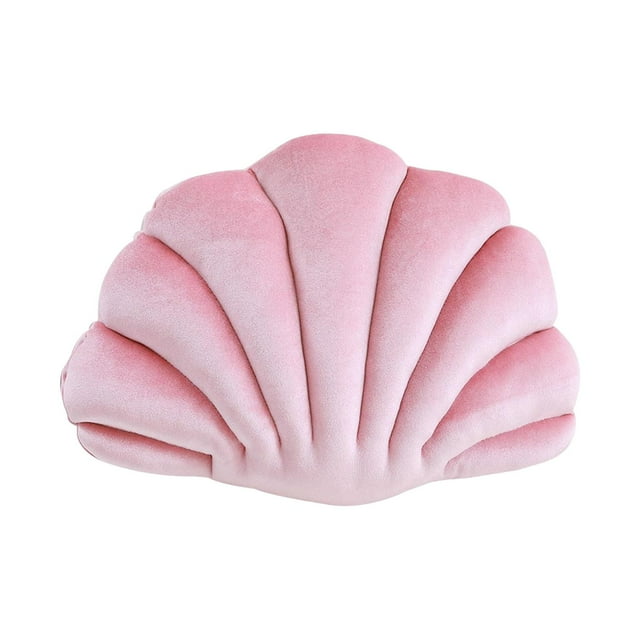 Shell Pillow, Shell Pillow, Floor Pillow, Solid Filled Throw Pillow, Plush Surface, Washable, Housewarming Gift, Wear-resistant,