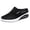 Black, variant on Rokment Womens Orthotic Air Cushion Chunky Walking Backless Sandals Comfort Breathable Mesh Closed Toe Platform Wedge Slip on Mules Non Slip Work Nursing Clogs Casual Shoes Black Size 6.5