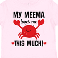 thumbnail image 4 of Inktastic My Meema Loves Me Grandson Boys or Girls Toddler T-Shirt, 4 of 5
