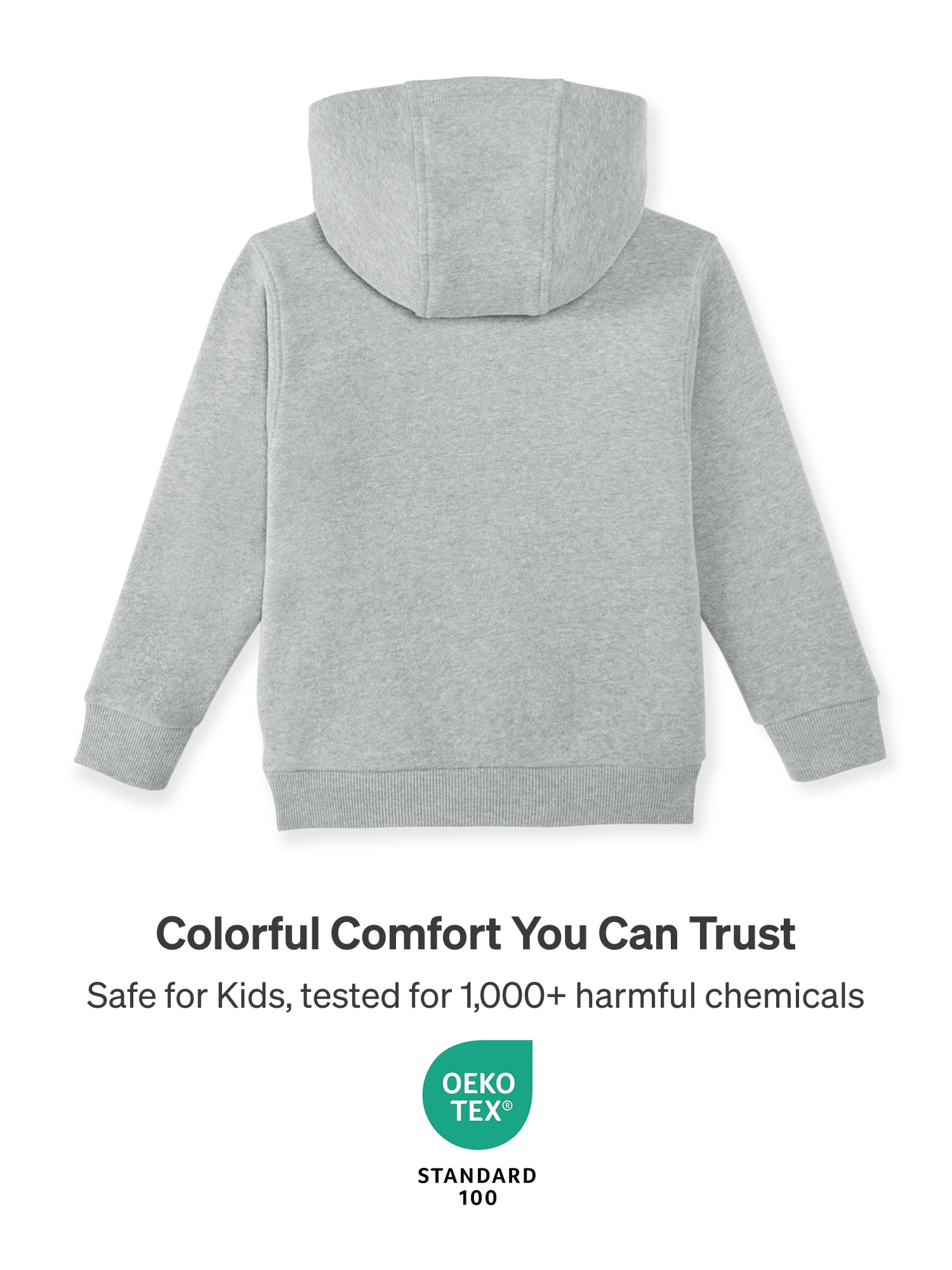 Color Mix by Garanimals Kids Fleece Hoodie, Sizes 6–16