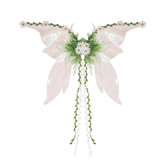 Elven Butterfly , Thin Cicada Wing Set, Festival Party Performance Props with Adjustable Straps, Breathable Comfortable Lightweight Design for Costumes and Celebrations