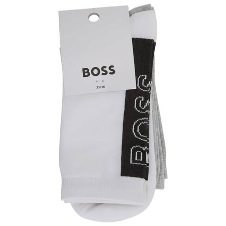 

Hugo Boss Jacquard Logo Sock Set Of 2 Brand Size 35