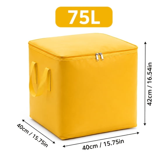 Extra Large Moving Storage Bag with Reinforced Handles, Water-Resistant Foldable Storage Bag for Clothes and Bedding