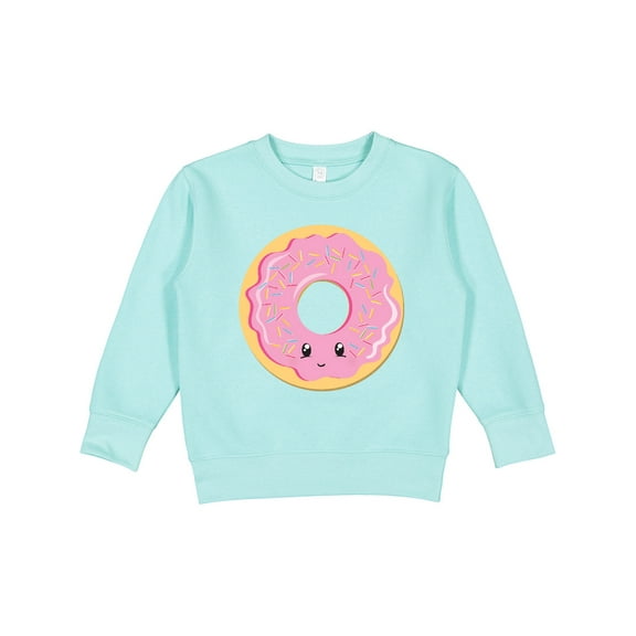 Inktastic Light Pink Donut Toddler Sweatshirt