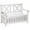 White, variant on Outsunny 2-Seater Wooden Outdoor Bench with 29 Gal Storage Box, White
