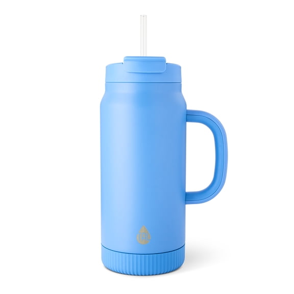 TAL 64oz Stainless Steel Hudson Tumbler with Straw, Cobalt