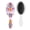 White-320, variant on Cute Cartoon Crab Hair Brush with Tropical Sea Life and Nautical Marine Ocean Theme, Watercolor Crab Pattern Paddle Brush for Wet and Dry Hair