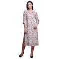 thumbnail image 1 of Bimba Tunique Droite à Manches 3/4 Kurta Imprimée Tenue d'Été pour Femmes, 1 of 6