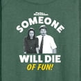 thumbnail image 3 of Parks and Recreation - Die Of Fun - Women's Lightweight French Terry Long Sleeve Shirt, 3 of 5