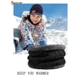thumbnail image 6 of Spencer 2Pcs Winter Beanie Hat Scarf Set Lined Warm Knitted Hat Thick Skull Cap for Child Kids "Brown", 6 of 7