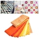 thumbnail image 5 of 10x Tiras de tela de de gelatina Tela Scrapbooking Acolchado naranja Zulema Tiras de tela, 5 of 8