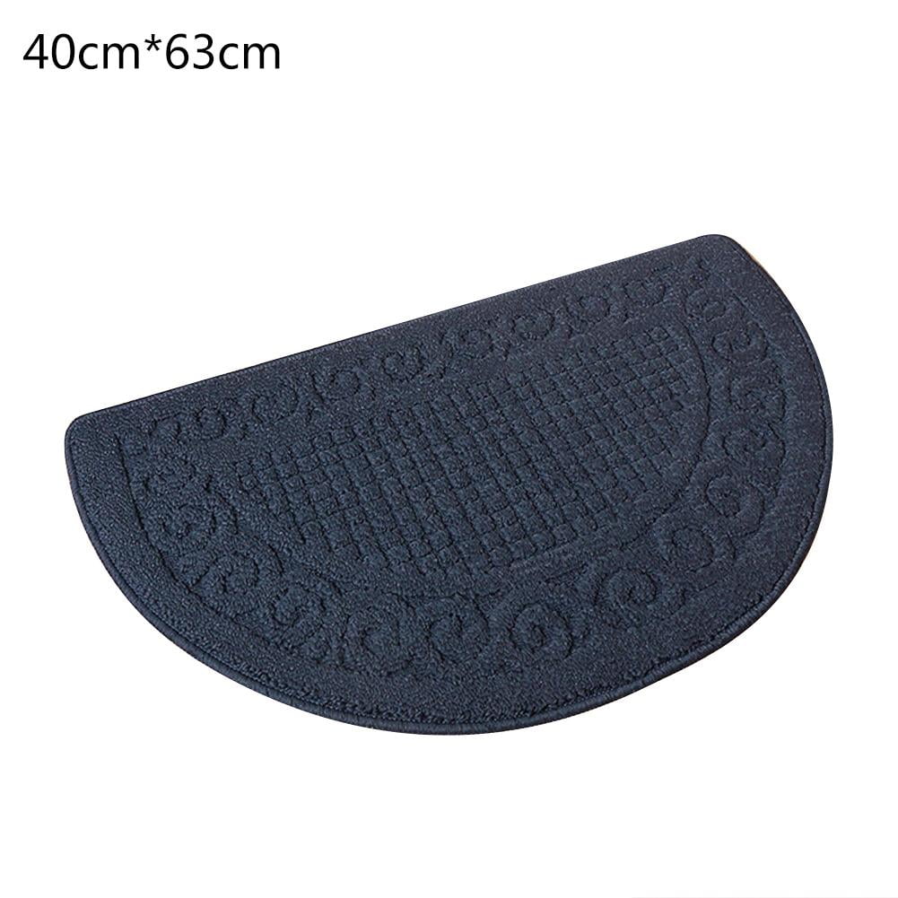 AUTCARIBLE Retro Half Round Entrance Door Mat Polypropylene Floor Mats