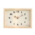 thumbnail image 1 of Reloj decorativo de pared para dormitorio, reloj silencioso, arte decorativo, único, sencillo, de madera para Color de la madera, 1 of 9