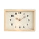thumbnail image 1 of Reloj decorativo de pared para dormitorio, reloj silencioso, arte decorativo, único, sencillo, de madera para Color de la madera, 1 of 9