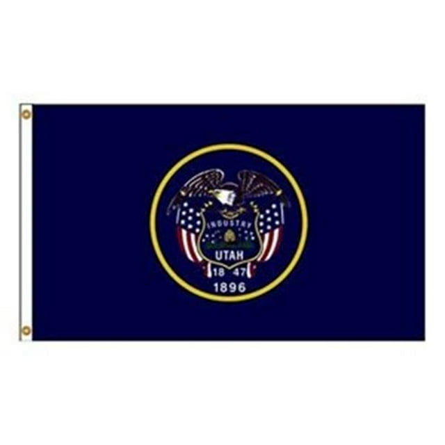Annin Flagmakers 145370 Drapeau Nyl-Glo Utah 4 Pi. X 6 Pi.