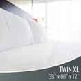 thumbnail image 3 of DMI Twin XL Waterproof Mattress Protector, Fitted, Noiseless & Breathable, 39" x 80", White, 3 of 4