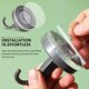 thumbnail image 3 of BEADCEST 3Ud Para Ducha Y Pared Sin Tornillos Soporte Para Organizar, 3 of 7