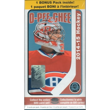 - 2014 2015 O Pee Chee NHL Hockey Unopened Blaster Box Made By Upper Deck That Contains 14 Packs with 6 Cards Per Pack