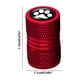 thumbnail image 5 of Tapones para Neumáticos con Diseño de Huella de Neumático, de Aluminio, Aptos para Coches, Motocicletas, Etc., Juego de 4, 5 of 7