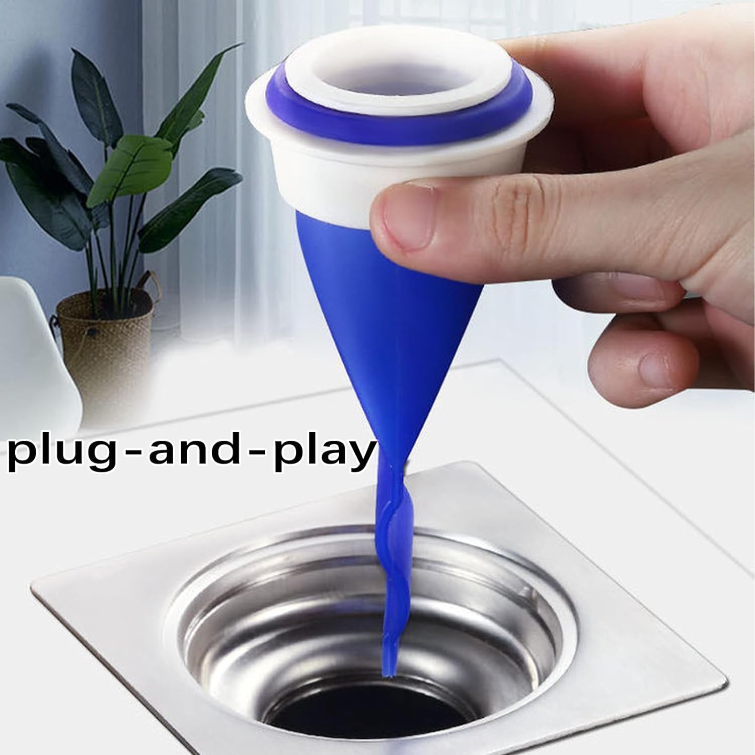 Clapet Anti-retour En Silicone Pour Drain - Valve étanche Salle De Bain/douche - Neuf