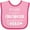 Pink and Fuchsia, variant on Inktastic My Aunt is a Firefighter and a Hero Boys or Girls Baby Bib