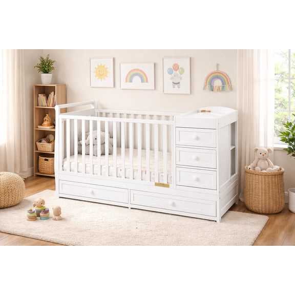 Athena Daphne 2 in 1 Convertible Crib