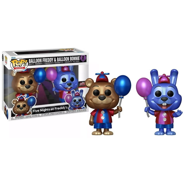 Pack de 2 globos Freddy y Balloon Bonnie de Funko Pop Five Nights at Freddy's